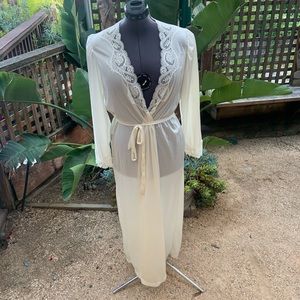 SOLD Vintage white robe